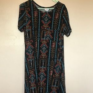 LuLaRoe Aztec black Carly Sz Med